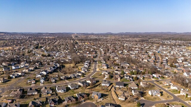 bird's eye view featuring a residential view