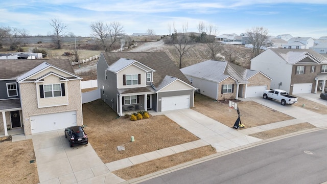 drone / aerial view featuring a residential view