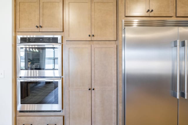 kitchen featuring appliances with stainless steel finishes