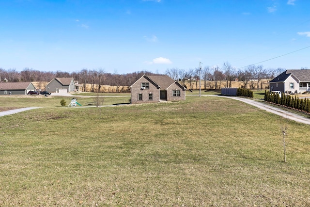 exterior space featuring a rural view