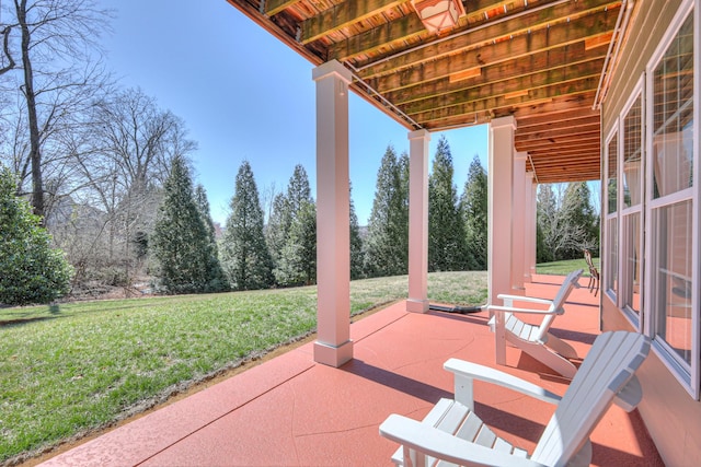 view of patio