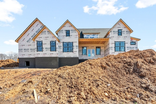 view of property in mid-construction