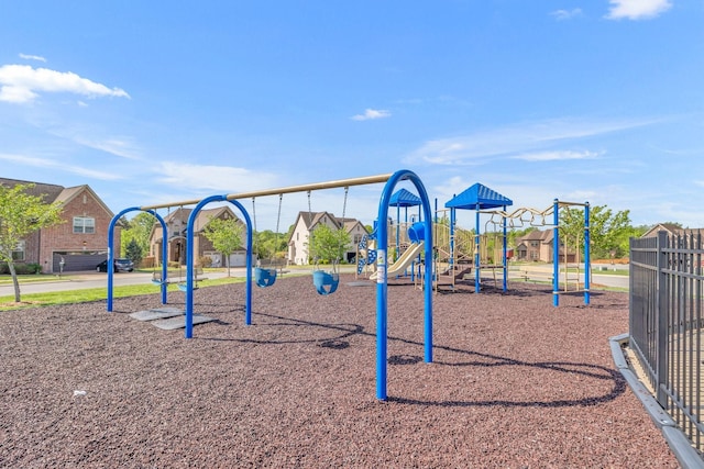 view of communal playground