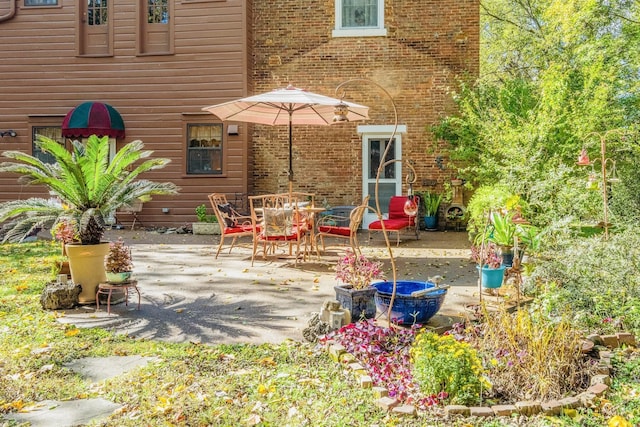 view of patio