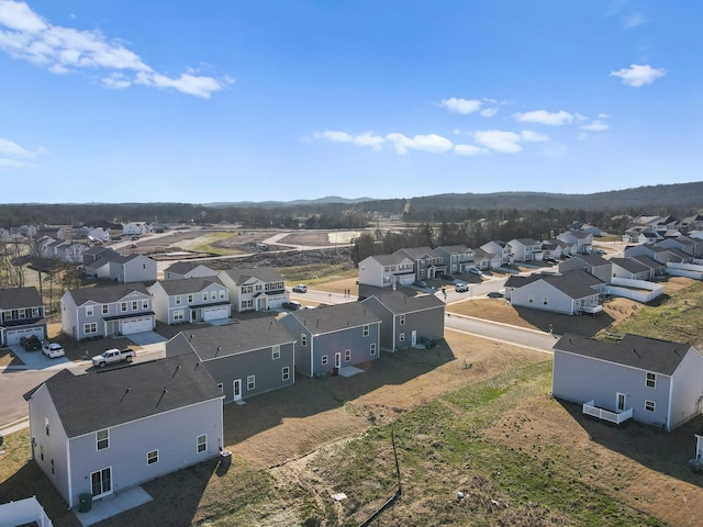 bird's eye view featuring a residential view