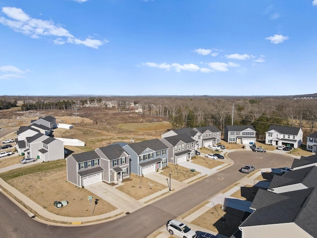 birds eye view of property featuring a residential view