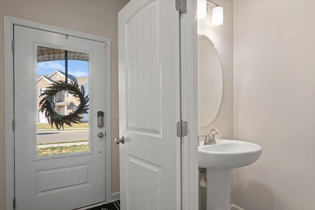 bathroom with a sink