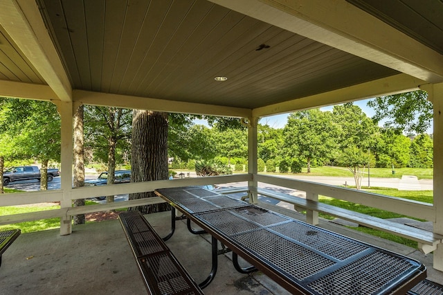 view of patio