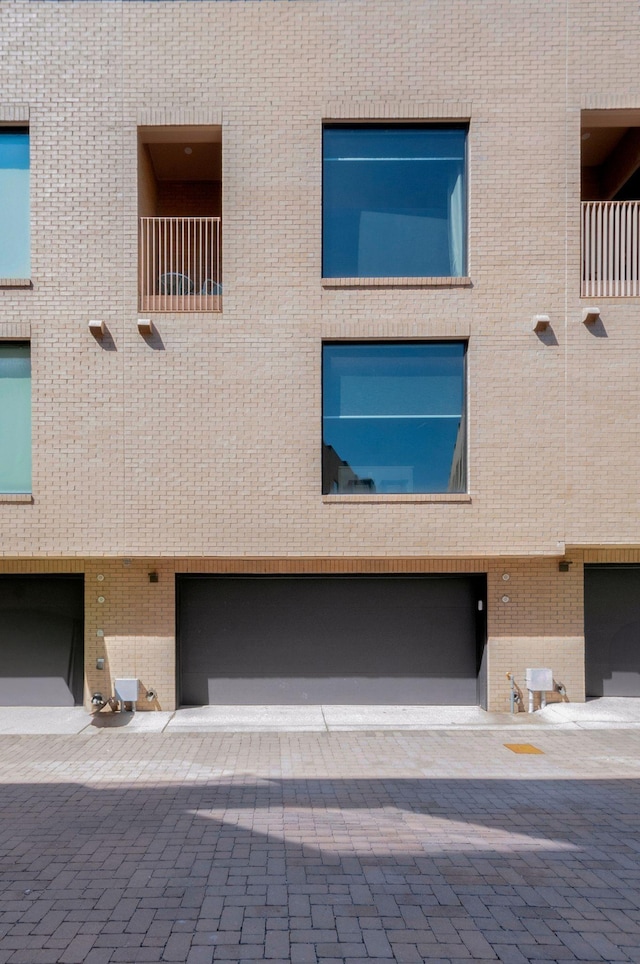 view of property with an attached garage