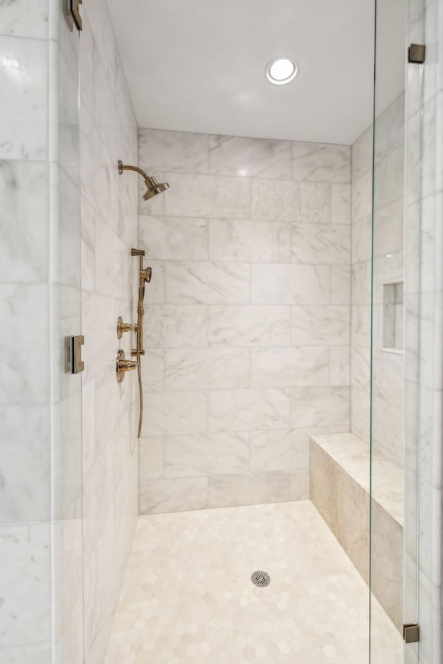 full bath featuring a stall shower