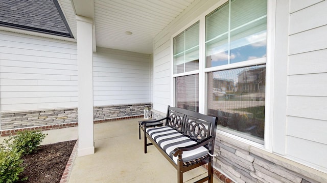 view of patio / terrace featuring a porch