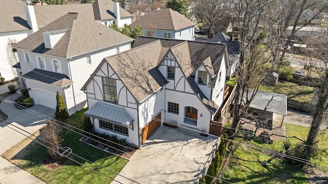 birds eye view of property featuring a residential view