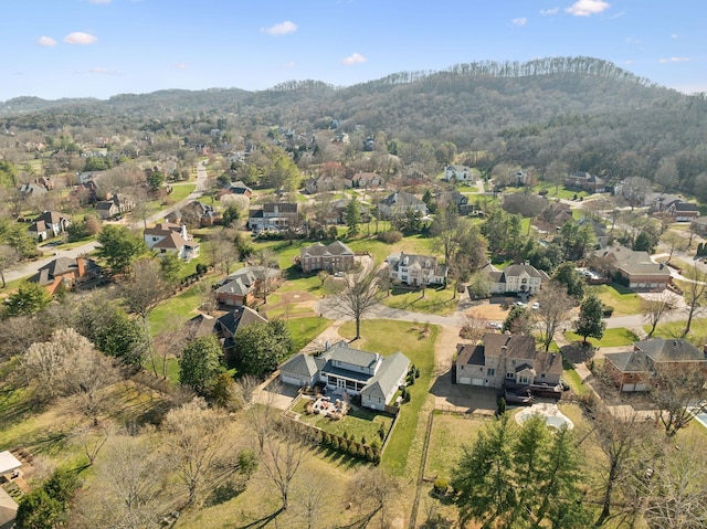 drone / aerial view featuring a residential view