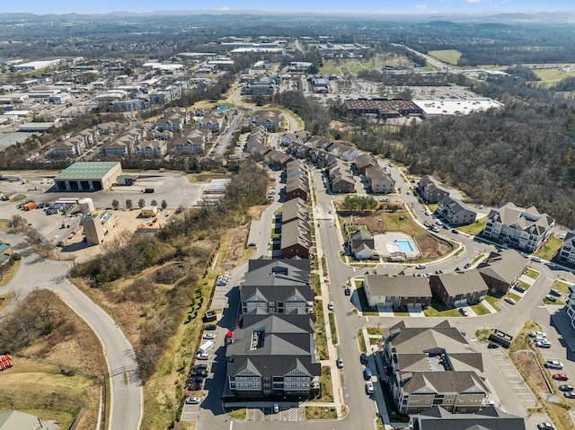 birds eye view of property featuring a residential view