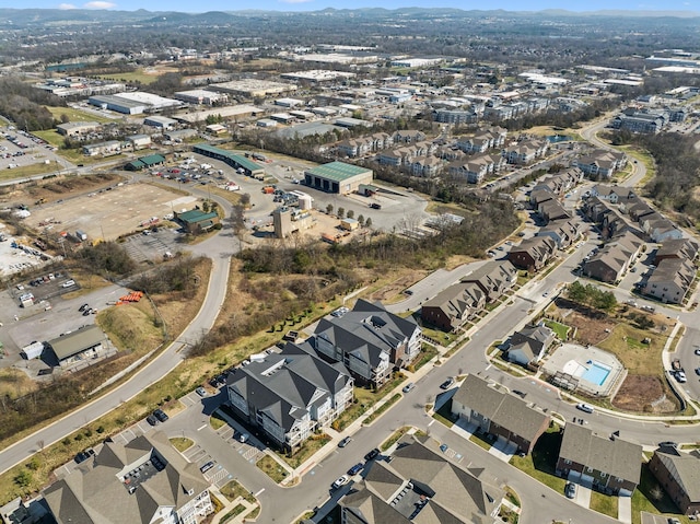 birds eye view of property featuring a residential view