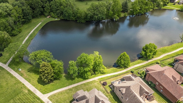 1013 Five Coves Trce, Gallatin, TN 37066 - birds eye view of property featuring a water view