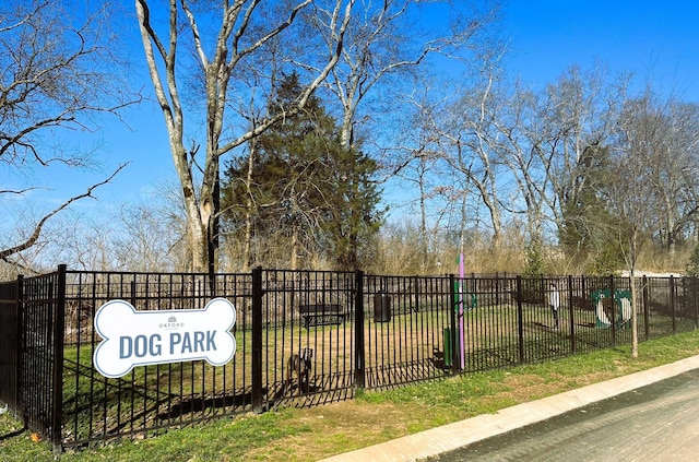 surrounding community featuring fence