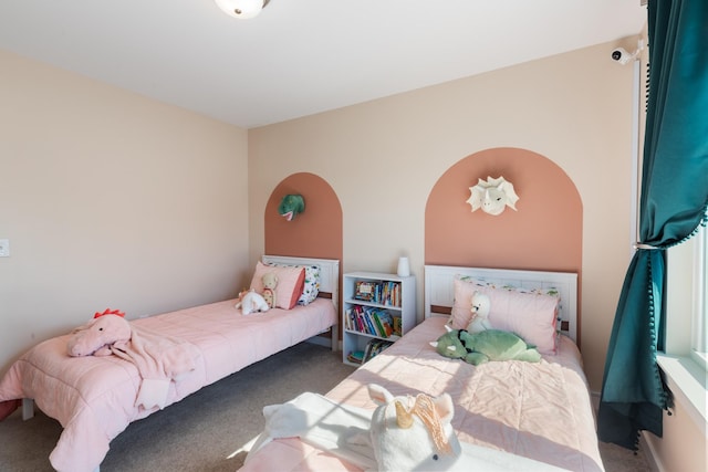 bedroom featuring carpet floors