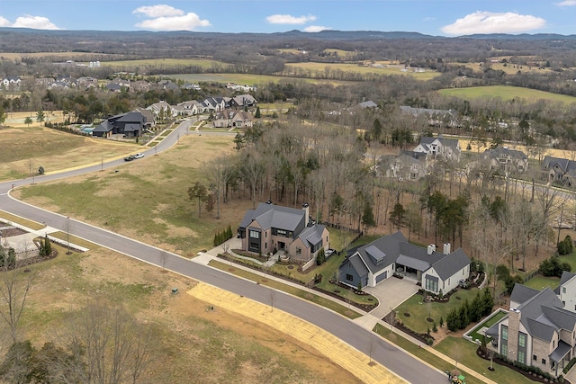 aerial view featuring a residential view