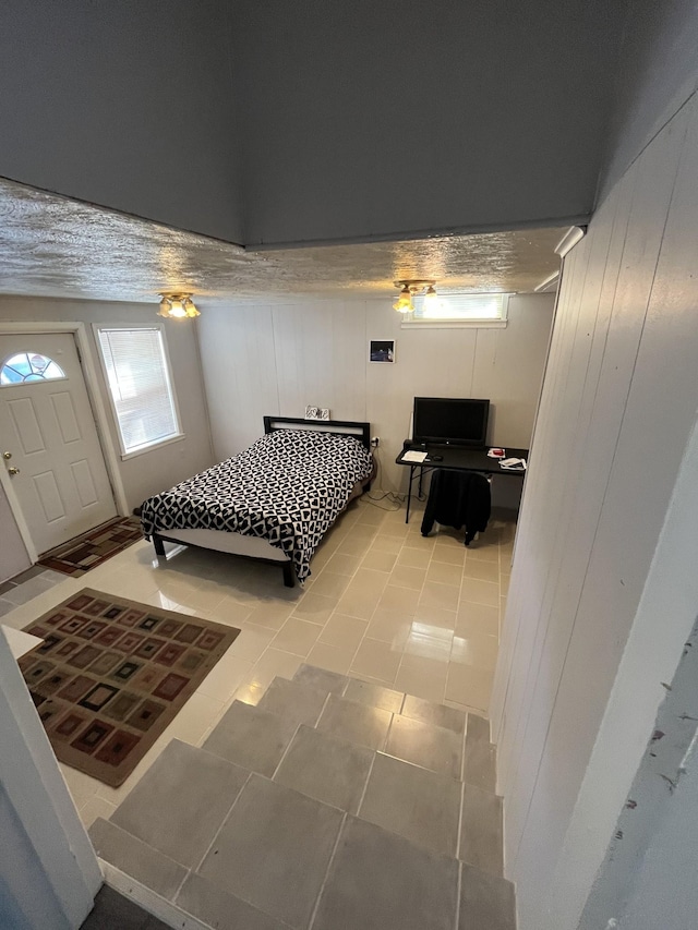 view of tiled bedroom