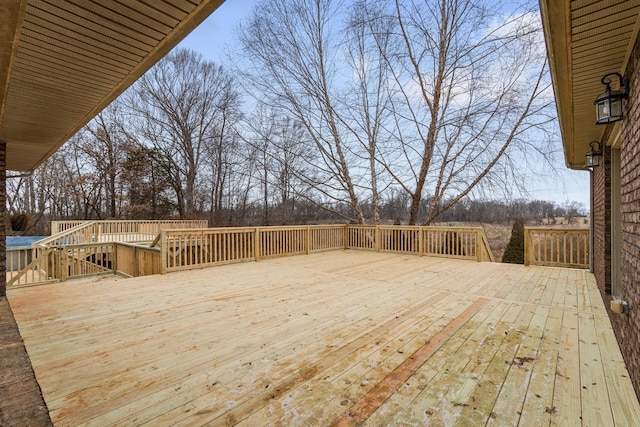 view of deck