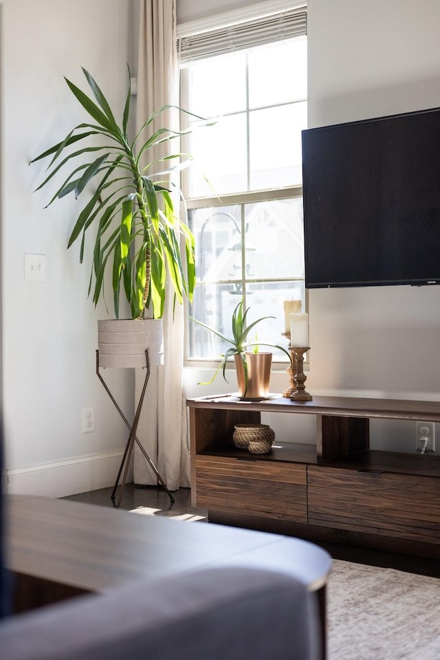 bedroom featuring baseboards