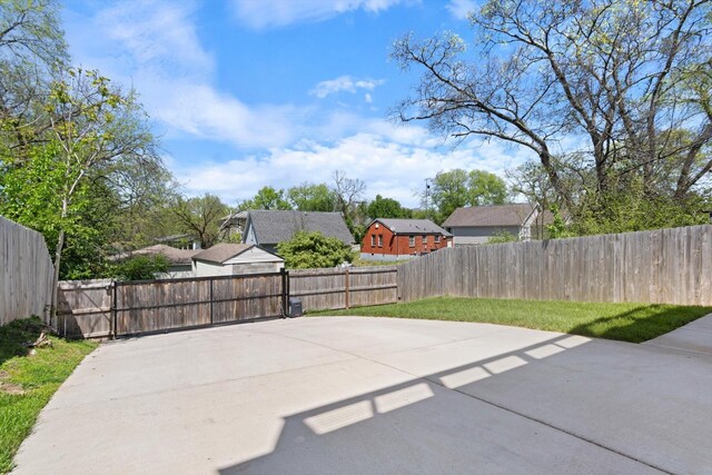 3018 Indiana Ave, Nashville, TN 37209 - view of patio / terrace featuring a fenced backyard and concrete driveway