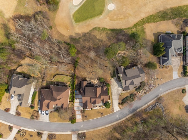 bird's eye view featuring a residential view