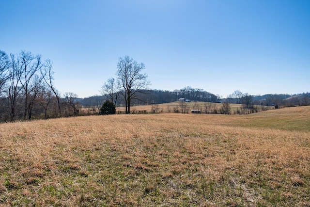 property view of mountains featuring a rural view