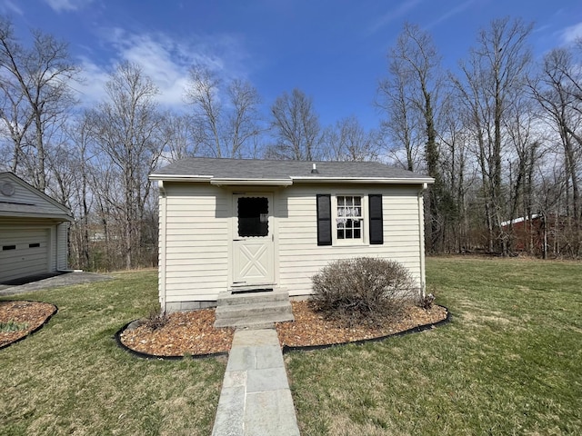 view of outbuilding with an outdoor structure