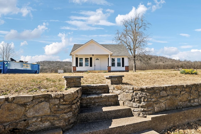 view of front of home