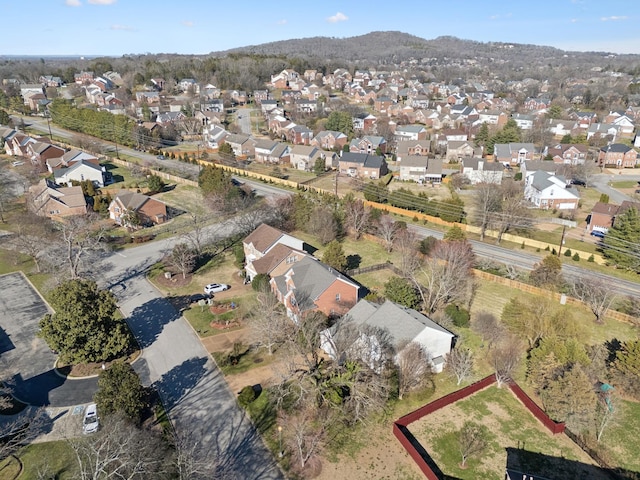 birds eye view of property featuring a residential view