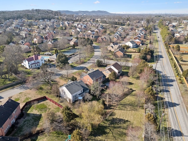 drone / aerial view featuring a residential view