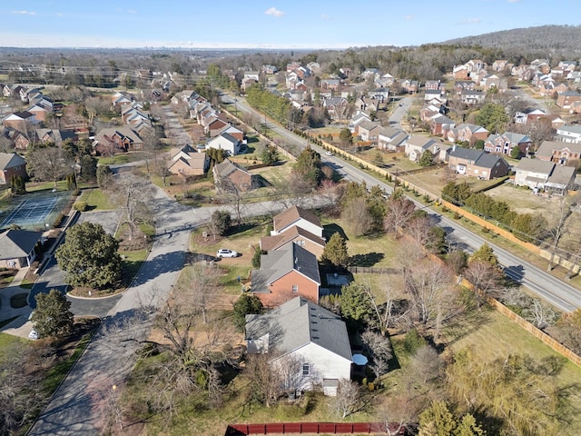 drone / aerial view featuring a residential view