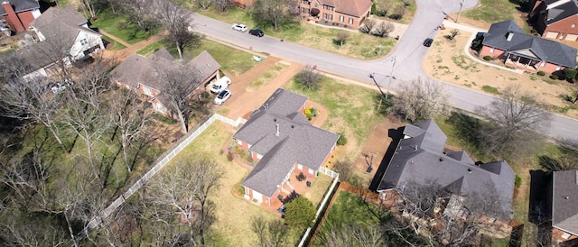 aerial view featuring a residential view