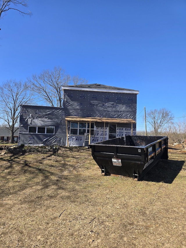 view of back of property