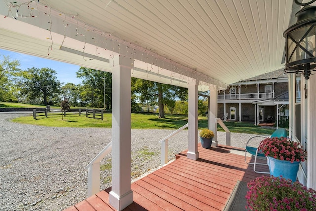 view of deck