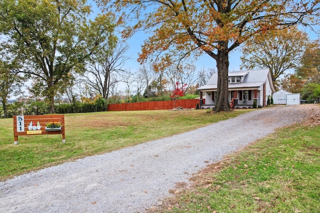 exterior space with driveway