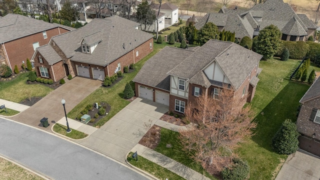 birds eye view of property featuring a residential view