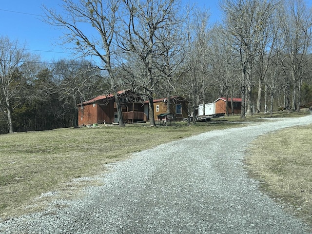 view of street featuring driveway