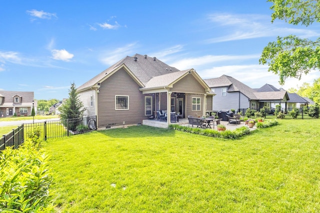 1321 Highgrove Ln, Clarksville, TN 37043 - back of property featuring a patio