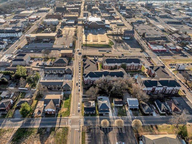 aerial view featuring a residential view