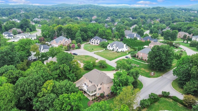 birds eye view of property featuring a residential view