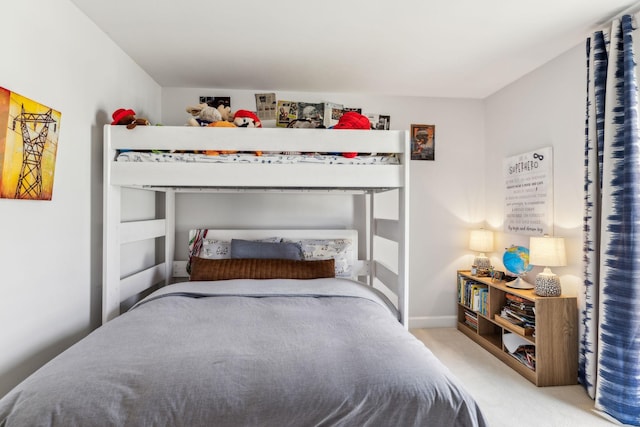 bedroom featuring carpet flooring