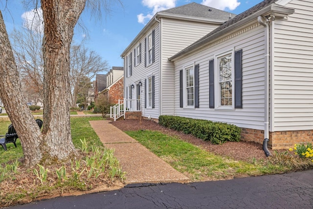 view of side of property