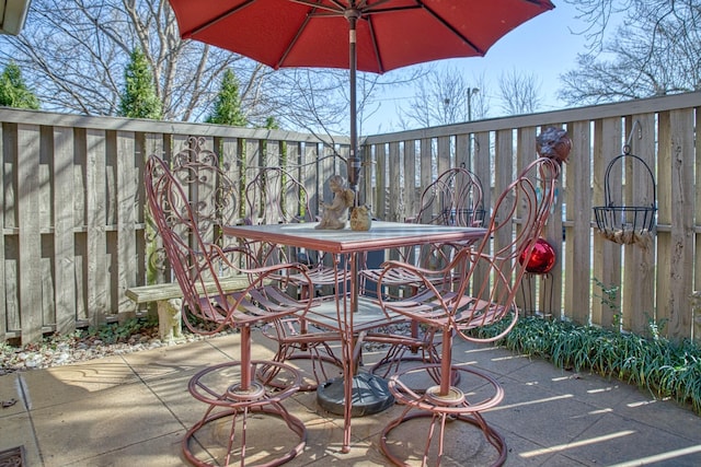 view of patio / terrace