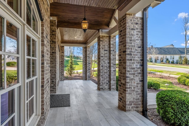 view of patio / terrace featuring a porch