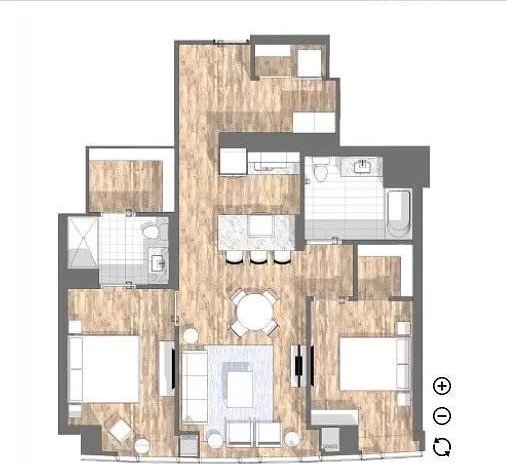 515 Church St Unit 3408, Nashville, TN 37219 - plan