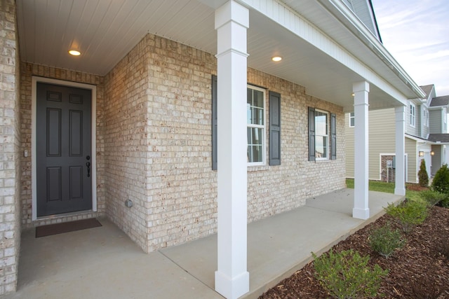 2359 Williamsport Lndg, Columbia, TN 38401 - view of exterior entry with covered porch and brick siding
