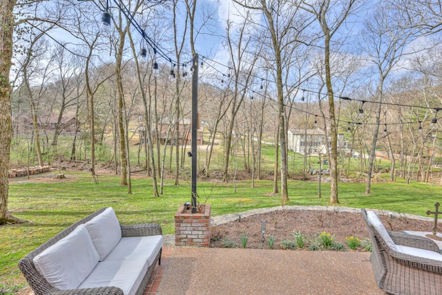 view of patio / terrace with outdoor lounge area